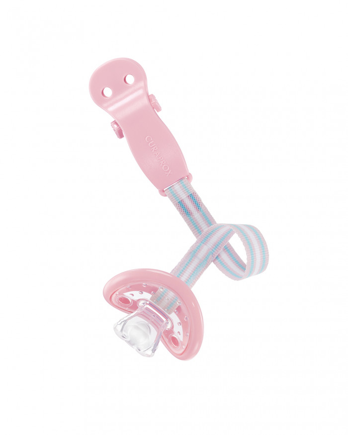 baby-soother-holder-light-pink.jpg Suport suzeta CURAPROX, Roz — изображение 1