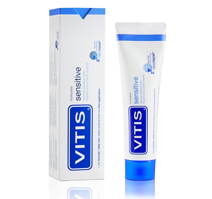 vitis-sensitive-pasta.jpg Pastă de dinți Dentaid Vitis Sensitive - imagine 1